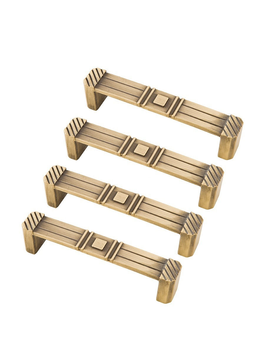 

Комплект из 4 шт Ручка-скоба Kerron 128 мм RS-016-128 BA, бронза, Коричневый, RK-016