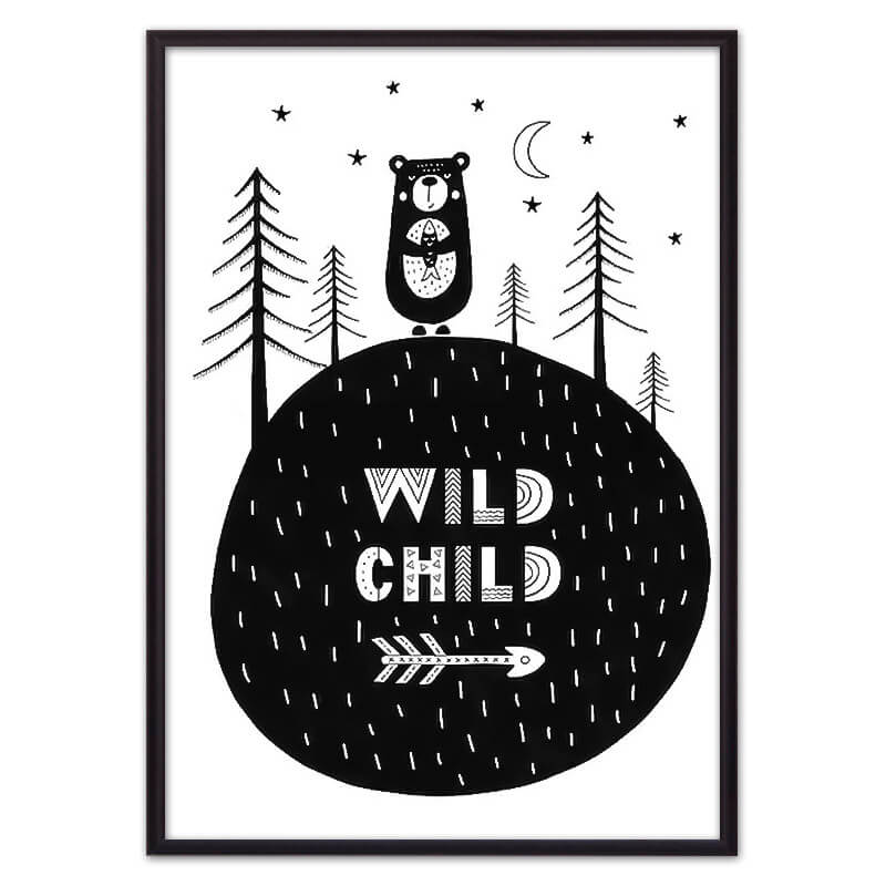 

Медведь "Wild child" ВЫБОР РАЗМЕРА:21 х 30 см