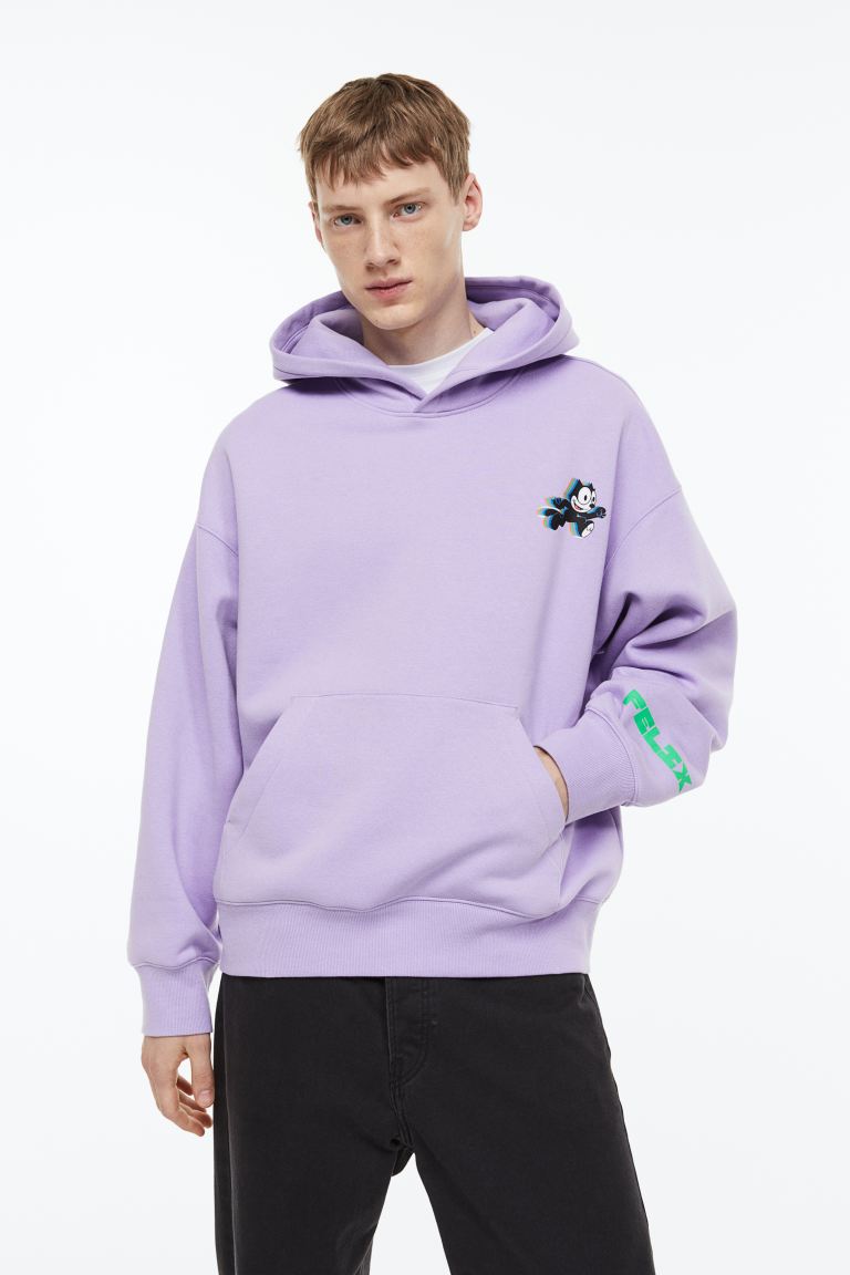 

Худи мужское H&M 1117750001 фиолетовое S (доставка из-за рубежа), Фиолетовый, 1117750001