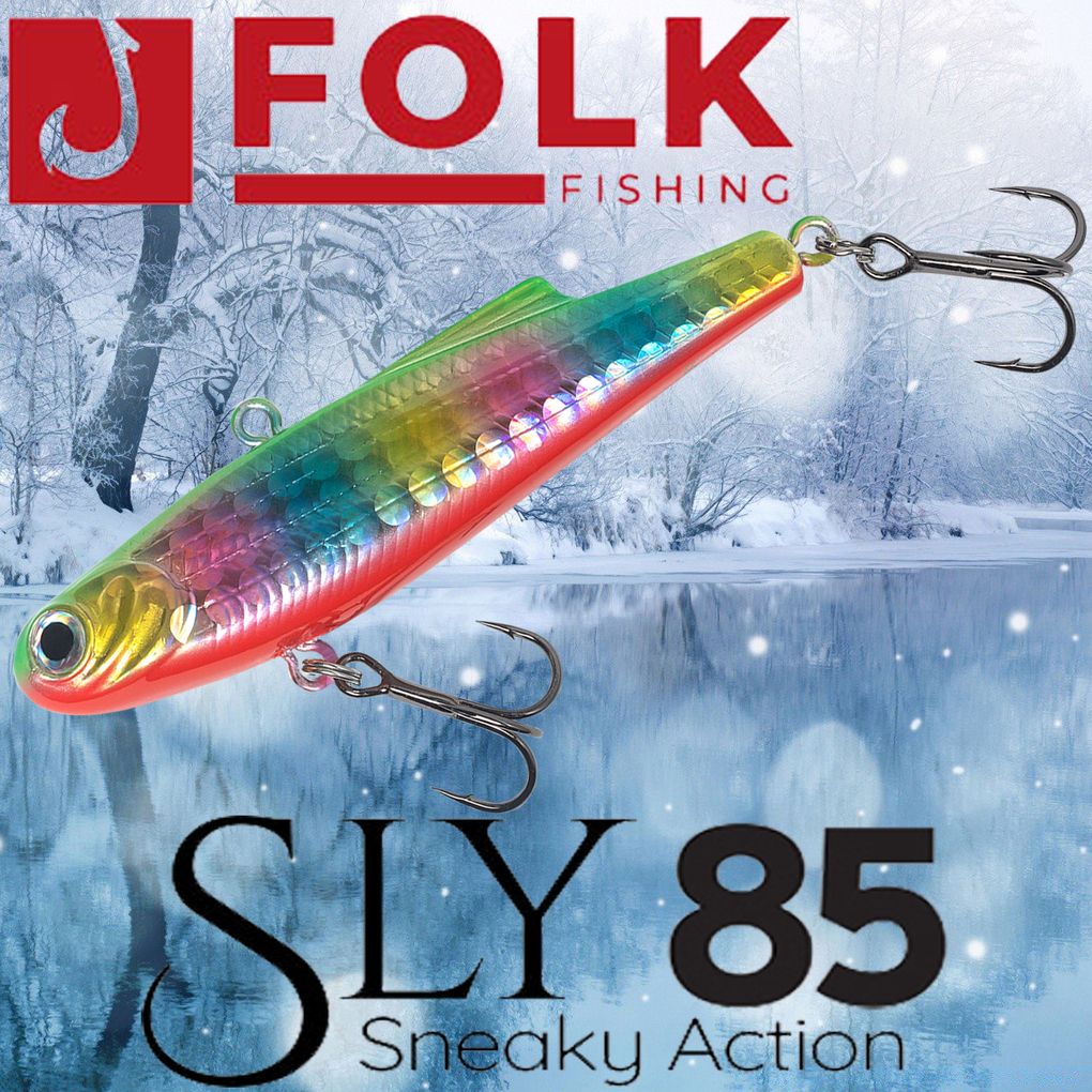 Воблер Folkfishing Vib Sly 85мм 24гр FVS-14 835₽