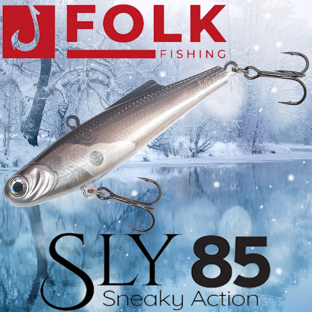 

Воблер Folkfishing (Vib) Sly 85мм 24гр #FVS-15, Серый, (Vib) Sly 85мм 24гр