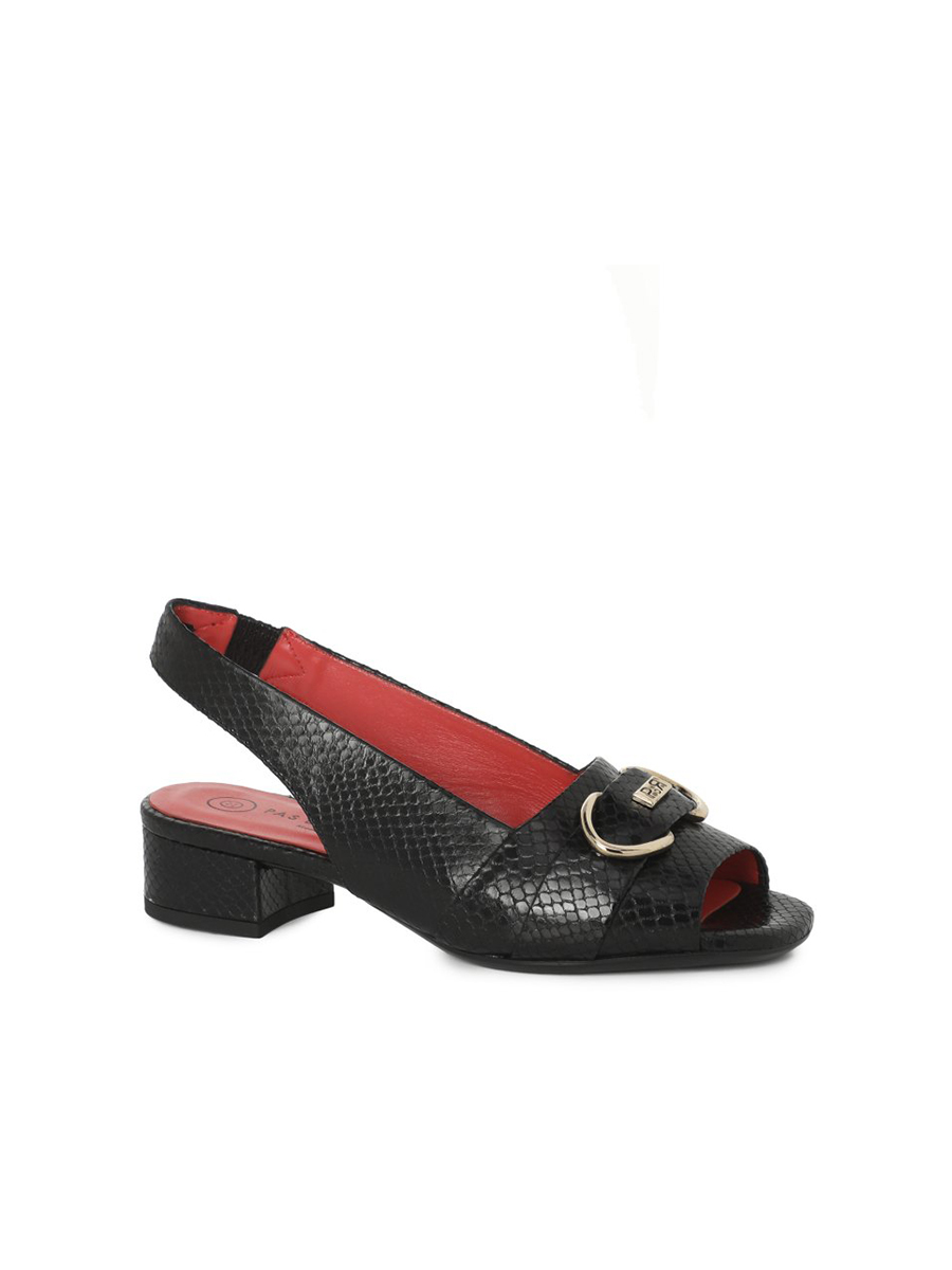 

Босоножки женские Pas De Rouge 2704 черные 37 EU, 2704