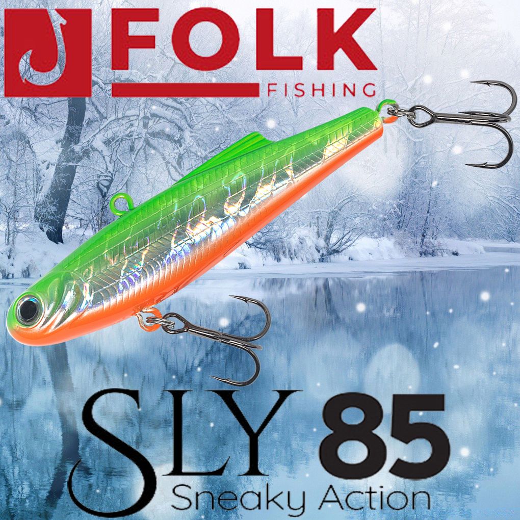 

Воблер Folkfishing (Vib) Sly 85мм 24гр #FVS-22, Зеленый;серебристый;оранжевый, (Vib) Sly 85мм 24гр