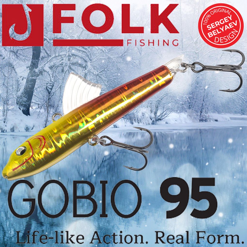 

Воблер Folkfishing (Vib) Gobio 95мм 30гр #FVG-05, Золотистый;серебристый;красный, (Vib) Gobio 95мм 30гр