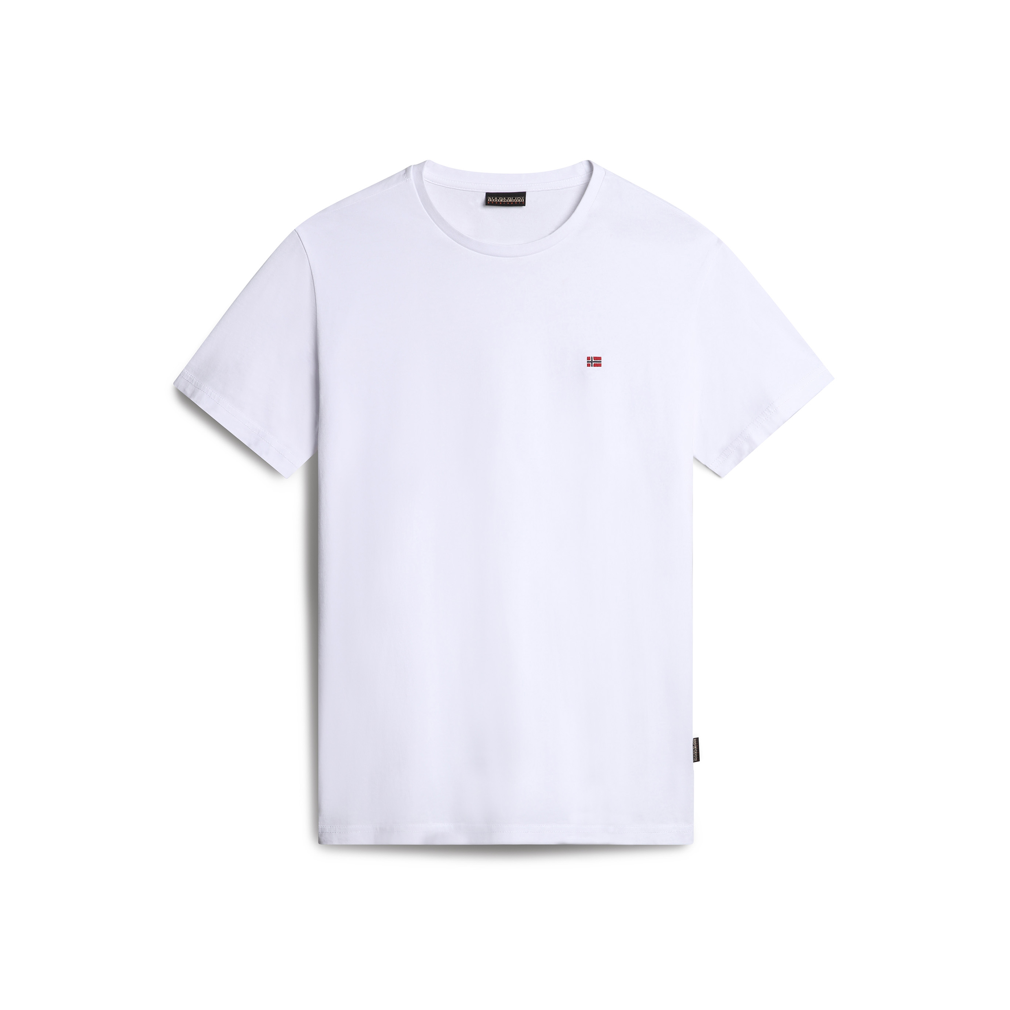 

Футболка мужская Napapijri NA4H8D белая M, Белый, NA4H8D