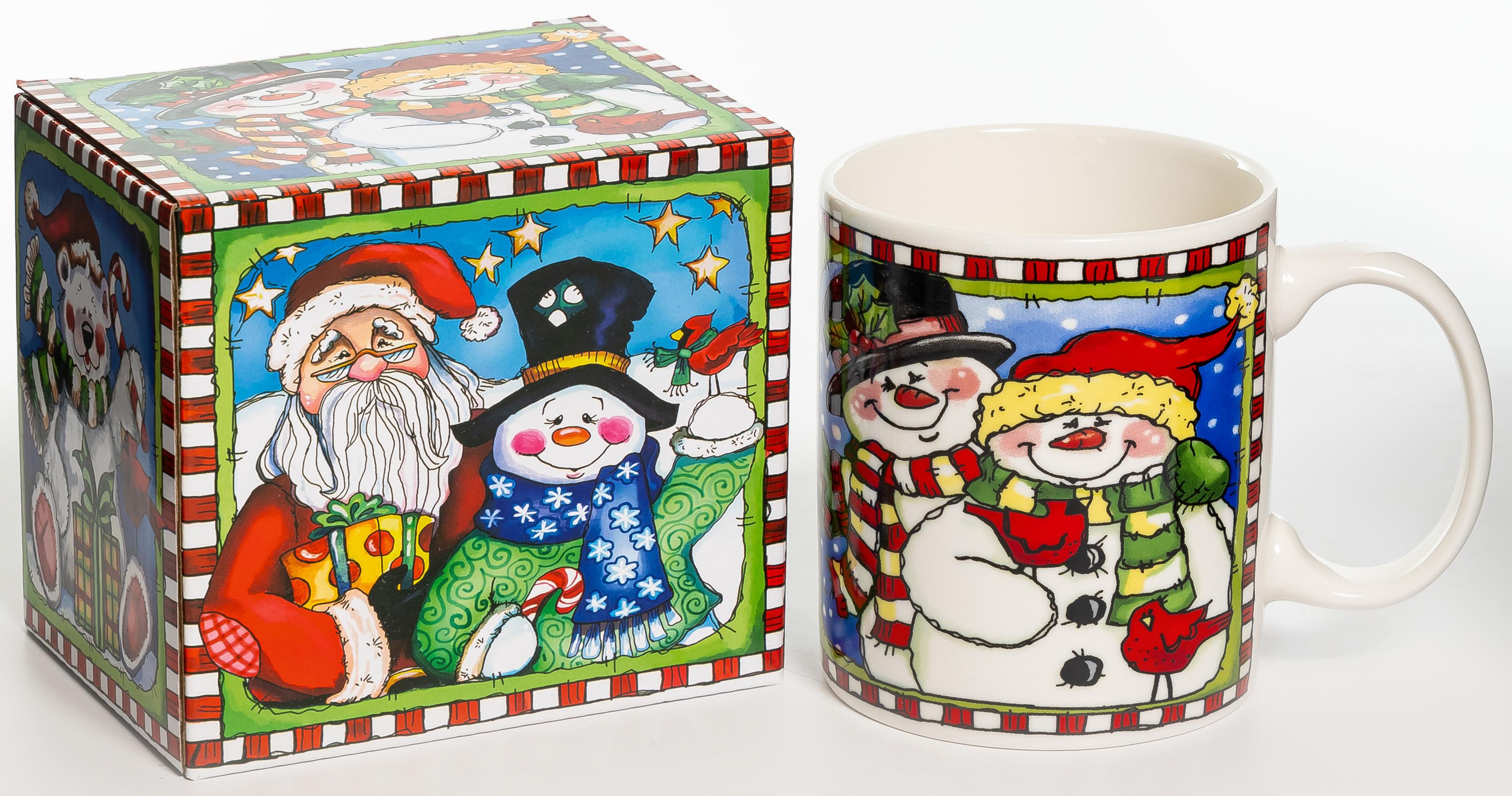 

Кружка для чая фарфоровая подарочная 350 мл Alat Home 223-08004-01