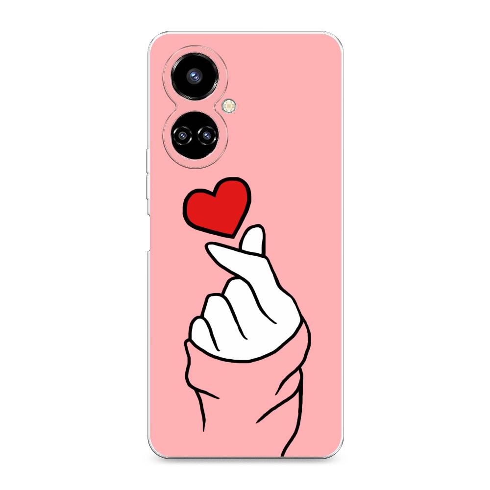 

Чехол Awog на Tecno Camon 19/19 Pro 4G "Милое сердечко", Разноцветный, 302250-7