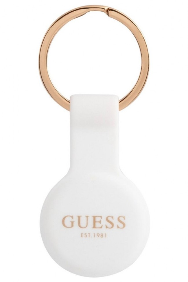 фото Чехол cg mobile guess silicone classic logo для airtag, цвет белый (guatsgeh)