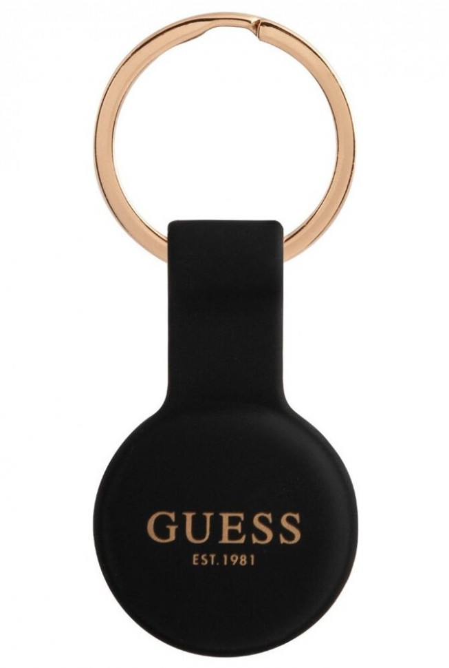 фото Чехол cg mobile guess silicone classic logo для airtag, цвет черный (guatsgek)