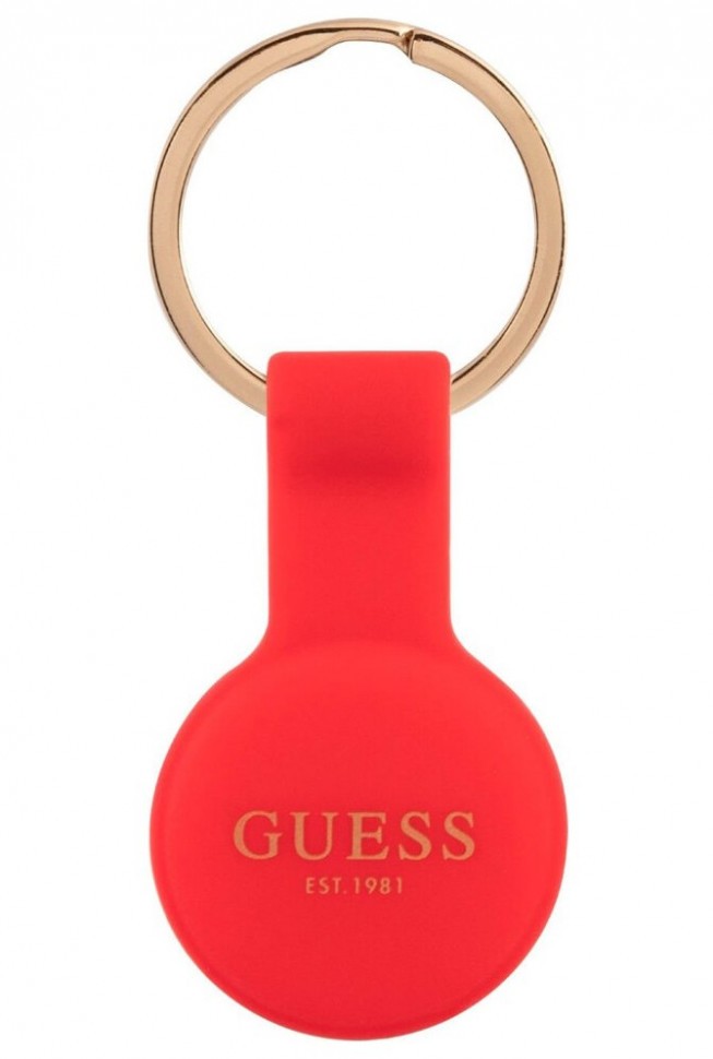 фото Чехол cg mobile guess silicone classic logo для airtag, цвет красный (guatsger)