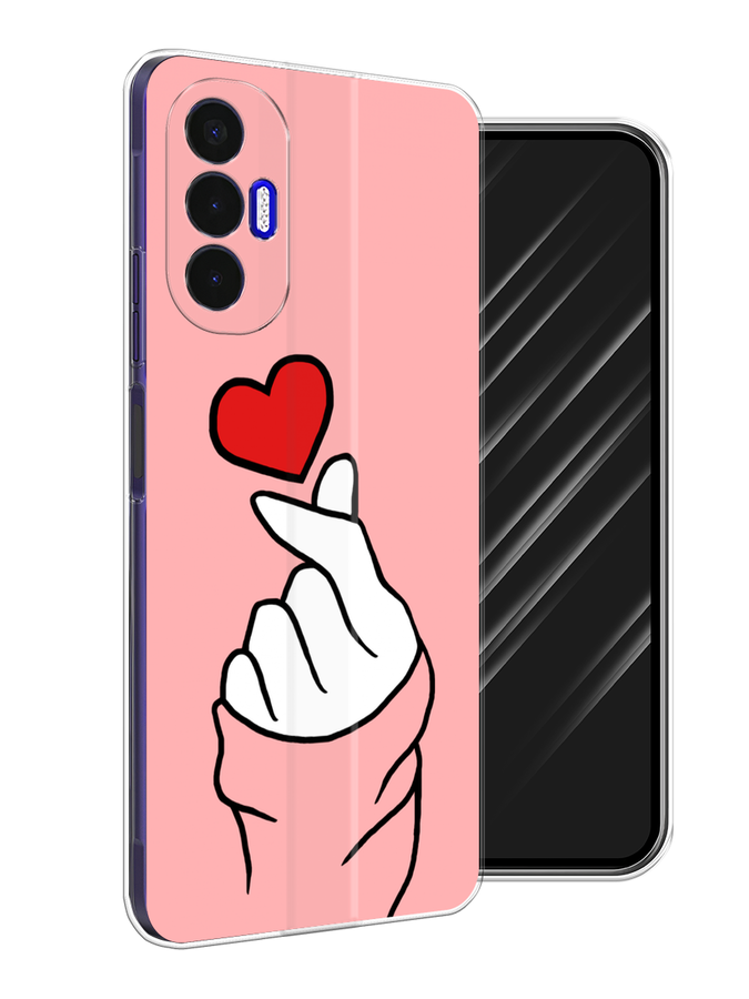 

Чехол Awog на Tecno Pova 3 "Милое сердечко", Разноцветный, 301550-7
