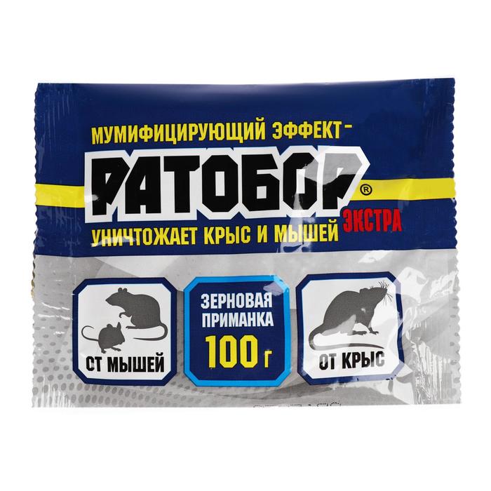 

Зерно от грызунов Ратобор Экстра Р00021539 100 г, Экстра