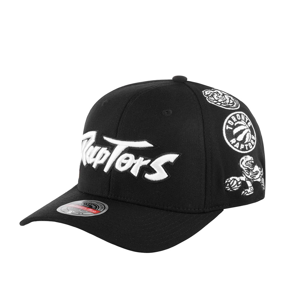 Бейсболка Mitchell & Ness 6HSSFH21HW009-TRABLCK Toronto Raptors NBA черная, one size