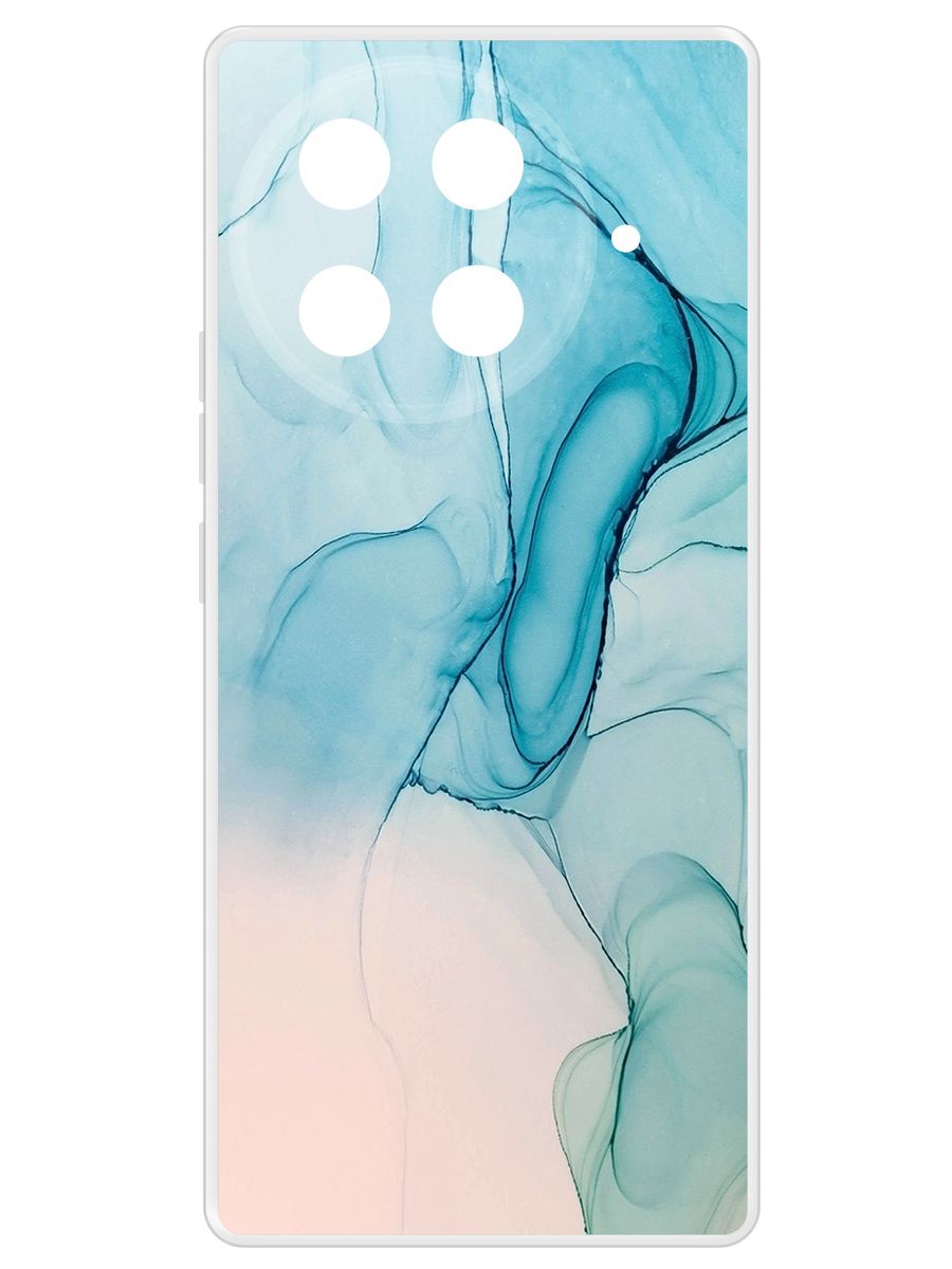 

Чехол-накладка Krutoff Clear Case Абстракт разводы для Tecno Camon 30S Pro, Прозрачный