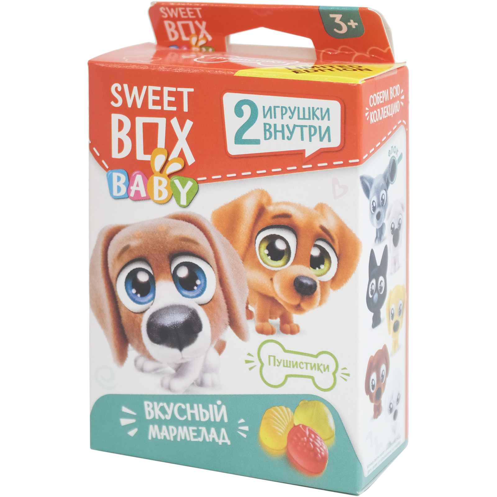 

Мармелад Sweet Box Baby щенята 2 игрушки 10 г