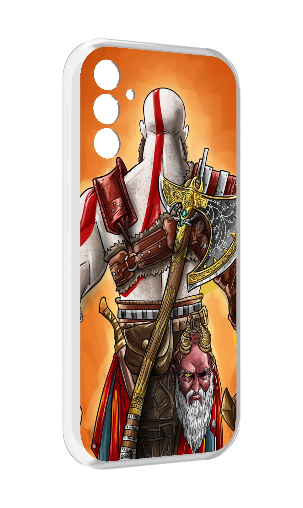 

Чехол MyPads God of War для Samsung Galaxy M13, Прозрачный, Tocco