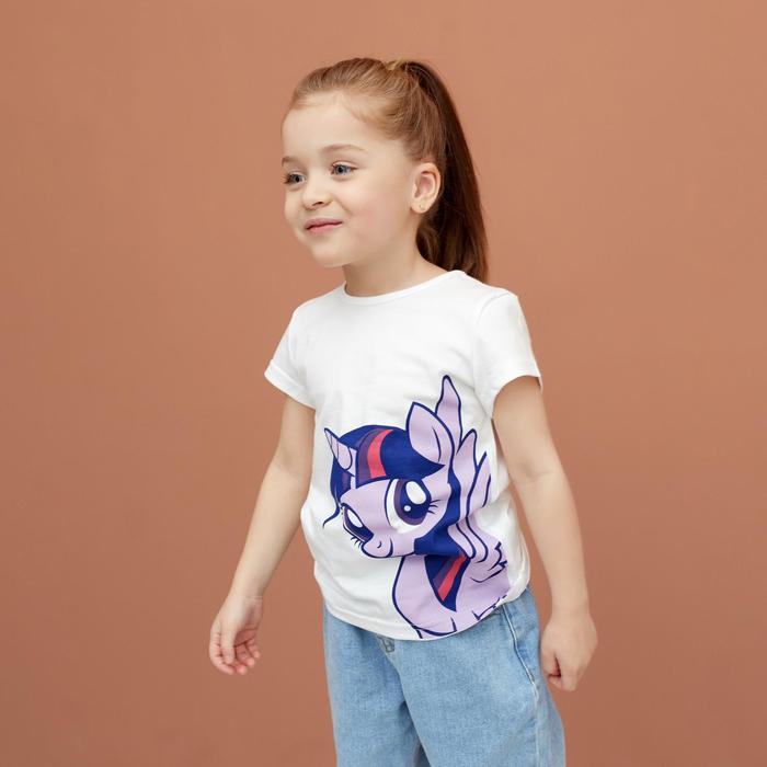 

Футболка детская KAFTAN П00000560, белый, 98, My Little Pony