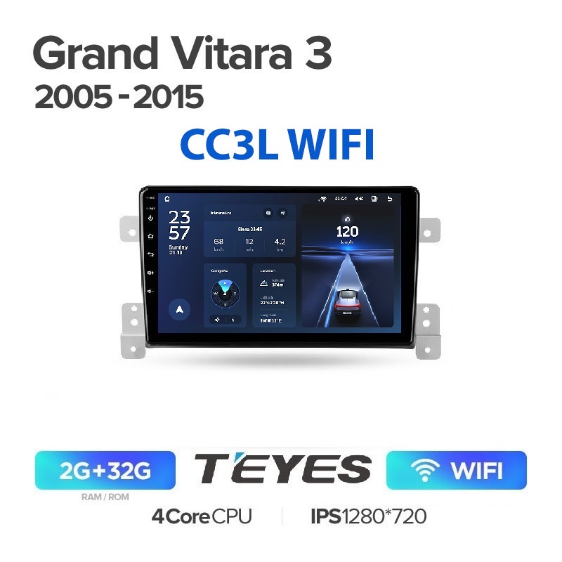 

Автомобильная магнитола штатная TEYES 3301 OS Android, CC3L WIFI