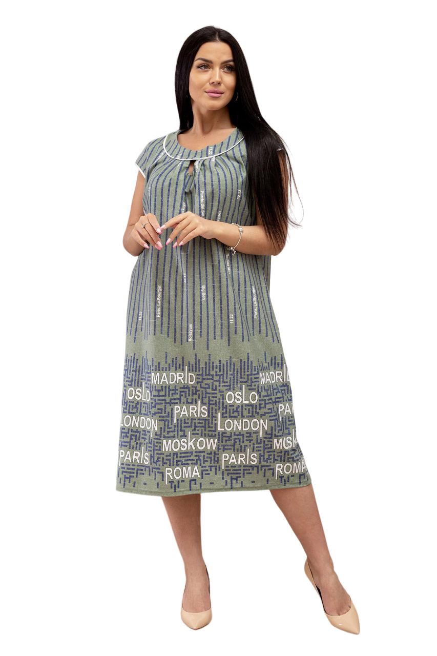 

Платье женское LikaDress 18-1515 зеленое 52 RU, Зеленый, 18-1515