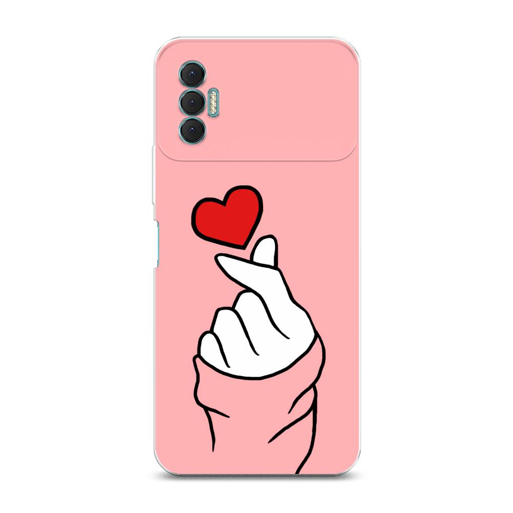 

Чехол Awog на Tecno Spark 8P "Милое сердечко", Разноцветный, 301450-7