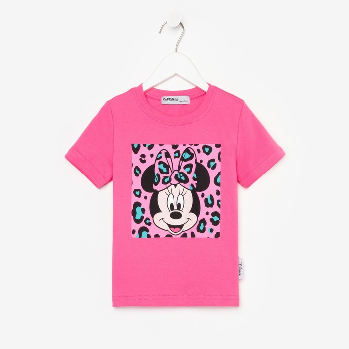 

Футболка детская, Minnie, Минни Маус, 110-116, розовый, Минни Маус