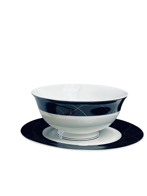 

Салатник фарфор Lenardi Pandora 15см 145-430, Черный