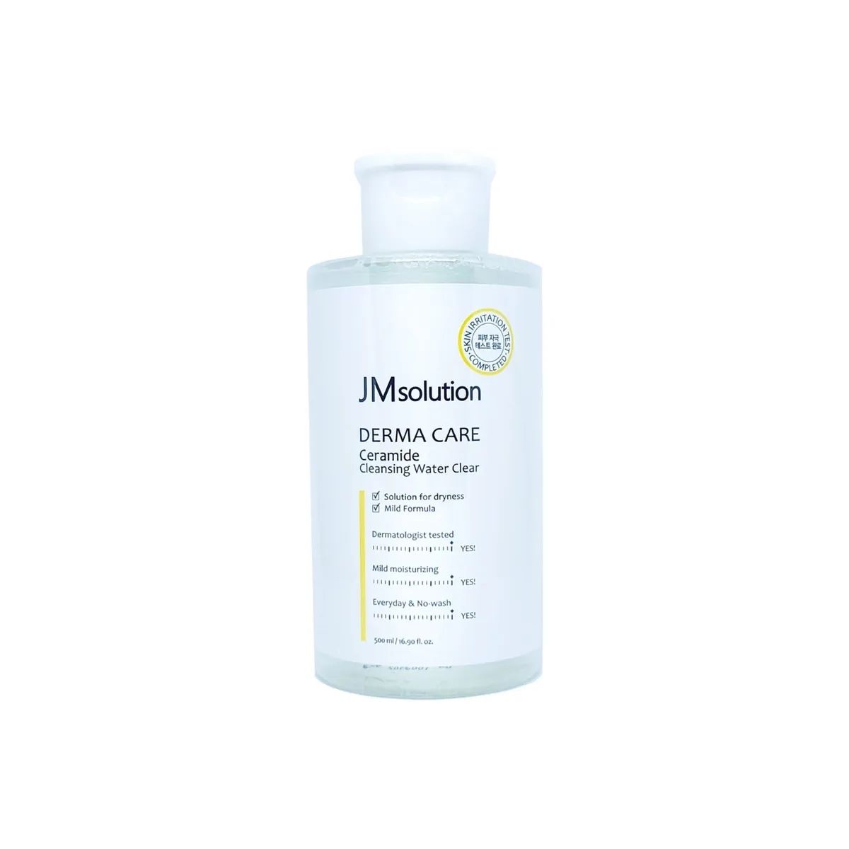 Мицеллярная вода JMSOLUTION DERMA CARE CERAMIDE CLEANSING WATER CLEAR 500мл premium вода мицеллярная homework cristal clear 110 мл