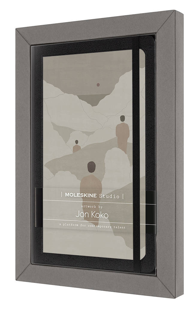 

Блокнот нелинованный Moleskine STUDIO 13x21 см 240 стр., Jon Koko