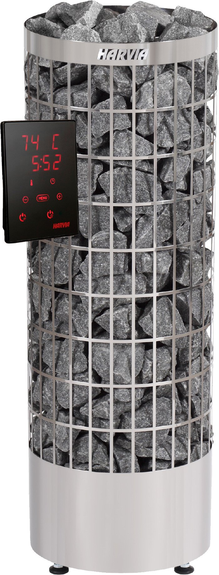 

Электрокаменка Harvia Cilindro PC70XE Steel 68 кВт нержавеющая сталь, 6417659028097