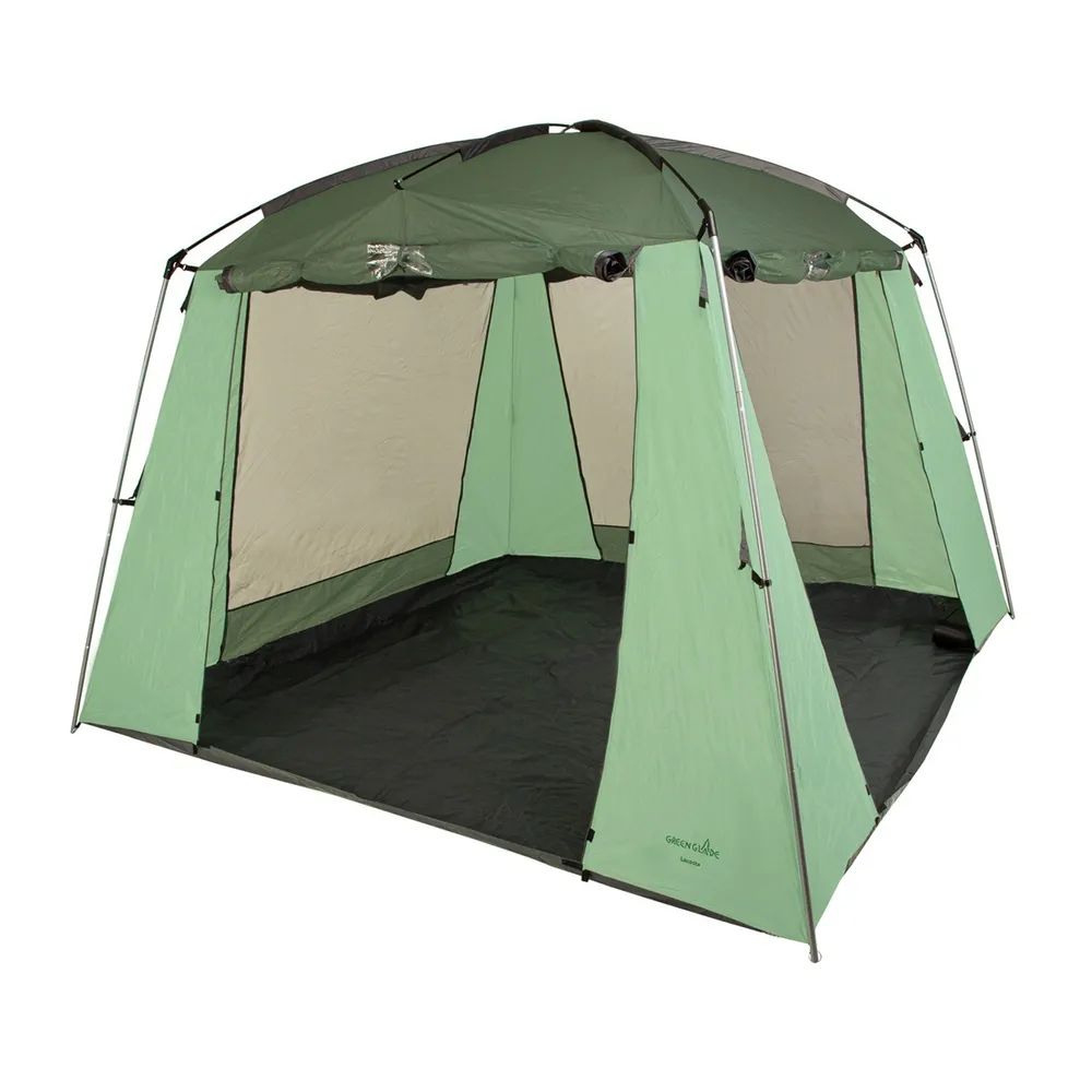 Палатка шатер туристическая быстросборная Green Glade Lacosta 300х300х210 см для дачи, пик