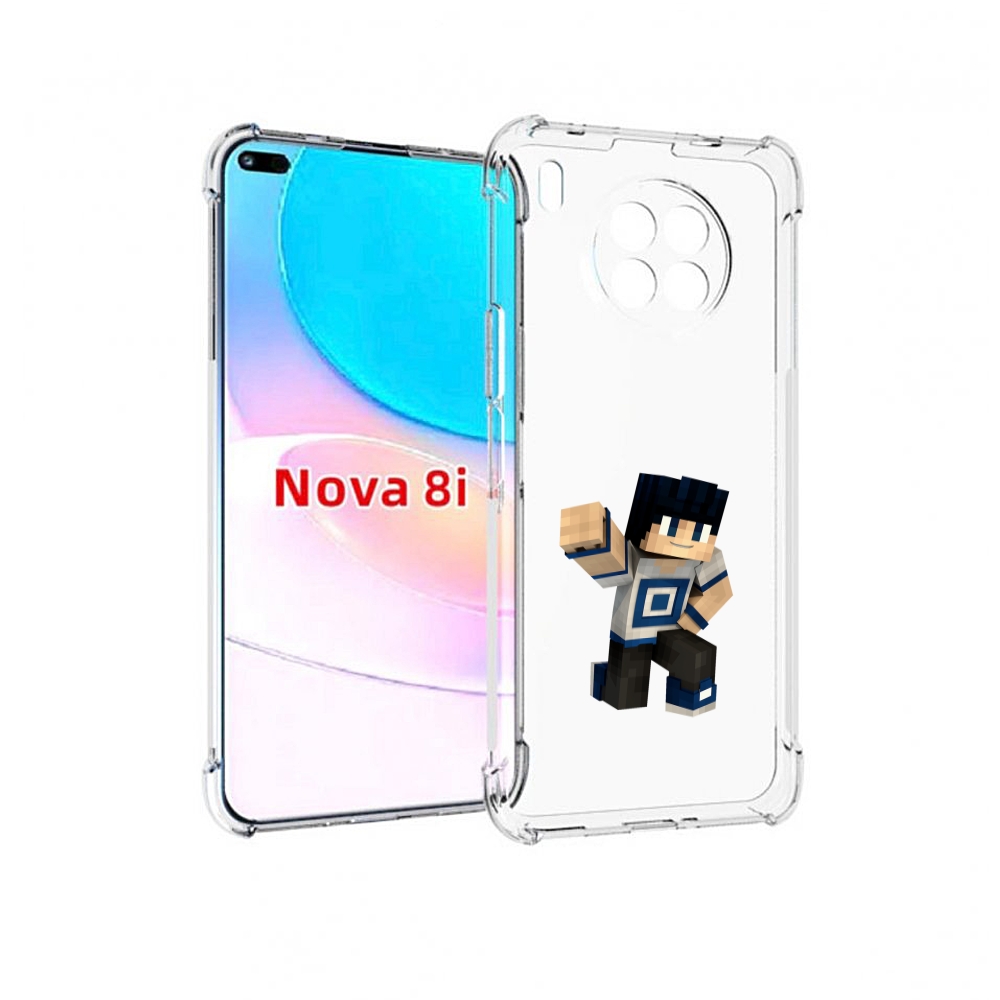 

Чехол бампер MyPads Minecraft-1 для Huawei Nova 8i, Прозрачный, Tocco