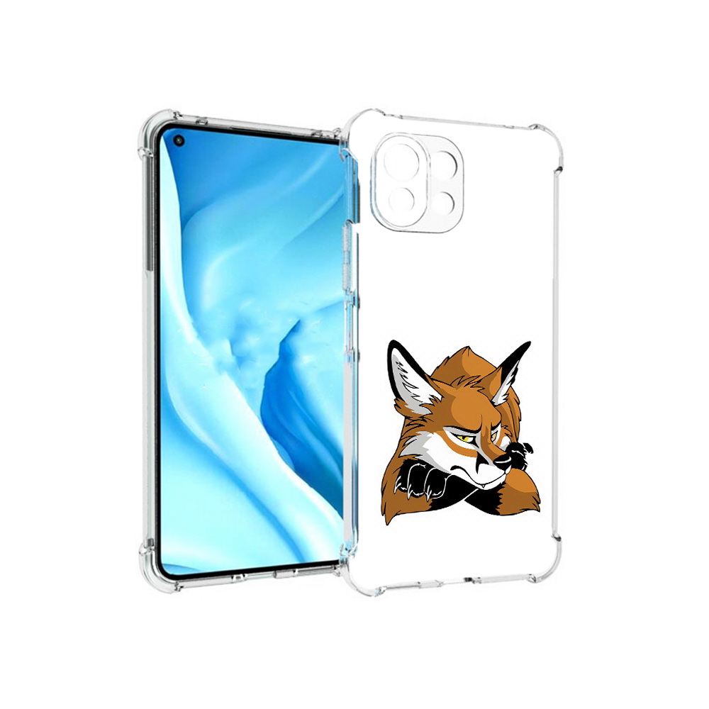 

Чехол MyPads Tocco для Xiaomi Mi 11 Lite фокс (PT159462.256.660), Прозрачный, Tocco