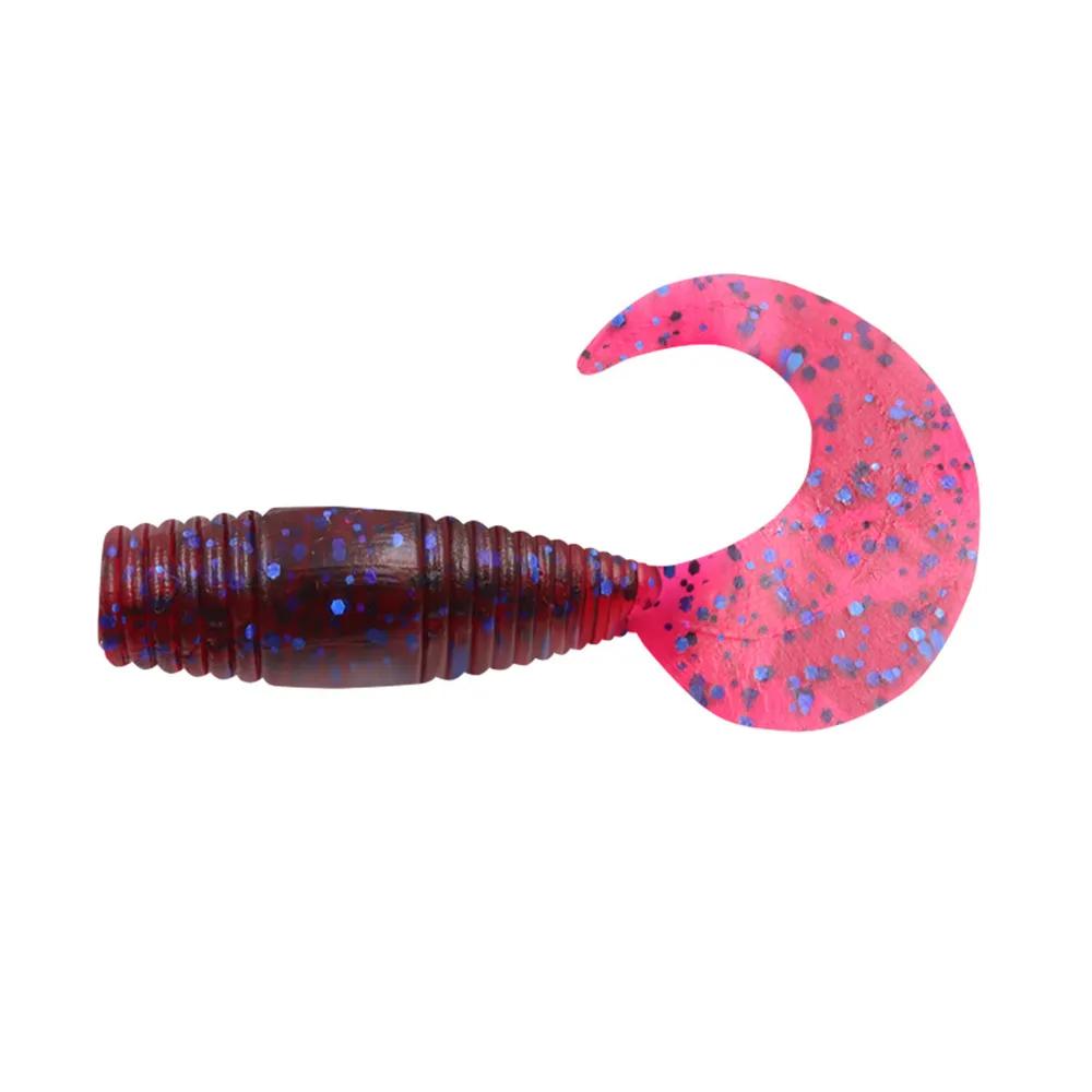 

Твистер YAMAN PRO Spry Tail, р.2 inch, цвет #04 - Grape (уп.10 шт), Коричневый;розовый