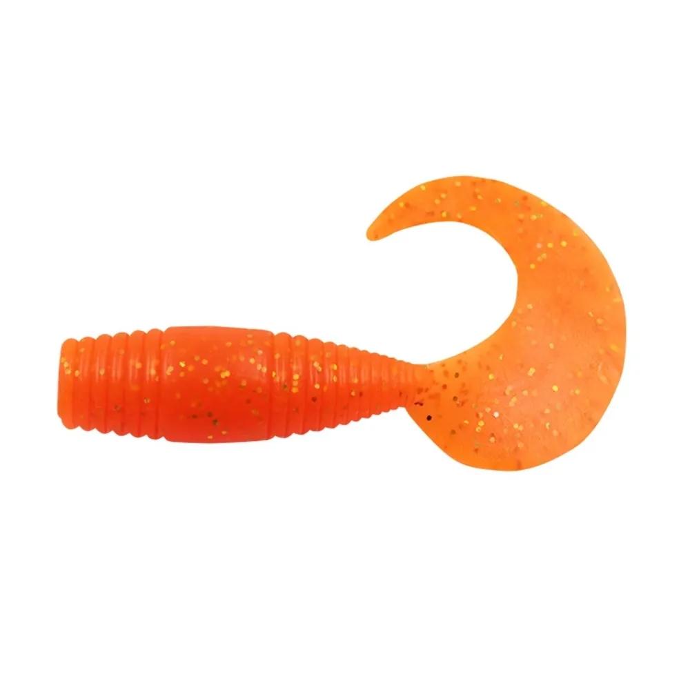 

Твистер YAMAN PRO Spry Tail, р.3 inch, цвет #03 - Carrot gold flake (уп. 8 шт.), Оранжевый