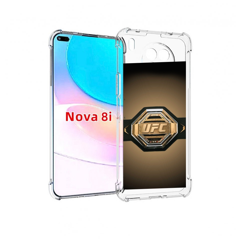 

Чехол бампер MyPads UFC единоборства мужской для Huawei Nova 8i, Прозрачный, Tocco