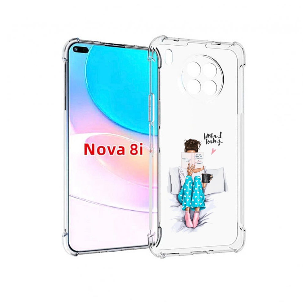 

Чехол бампер MyPads Weekend-loading для Huawei Nova 8i, Прозрачный, Tocco