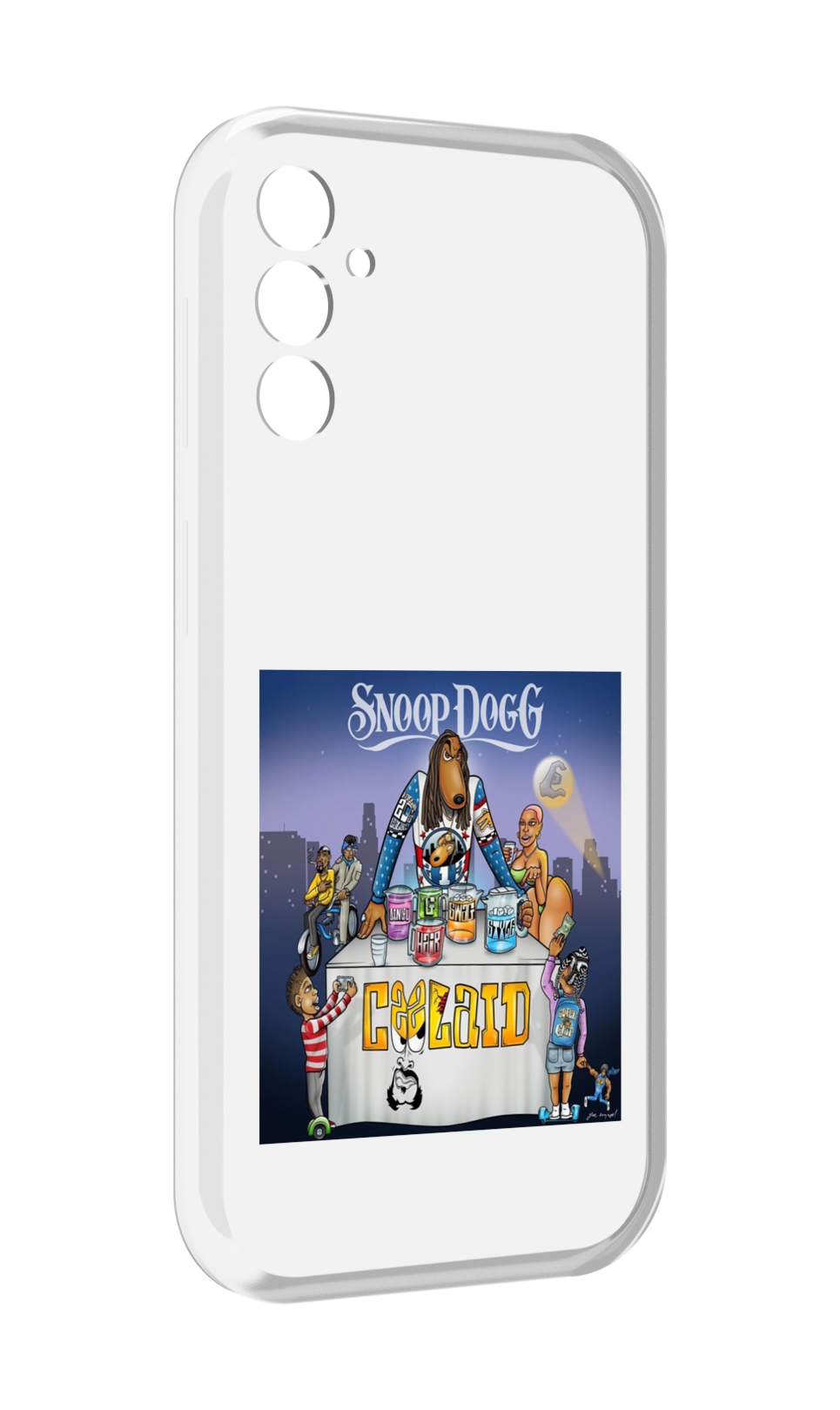 

Чехол MyPads Snoop Dogg COOLAID для Samsung Galaxy M13, Прозрачный, Tocco