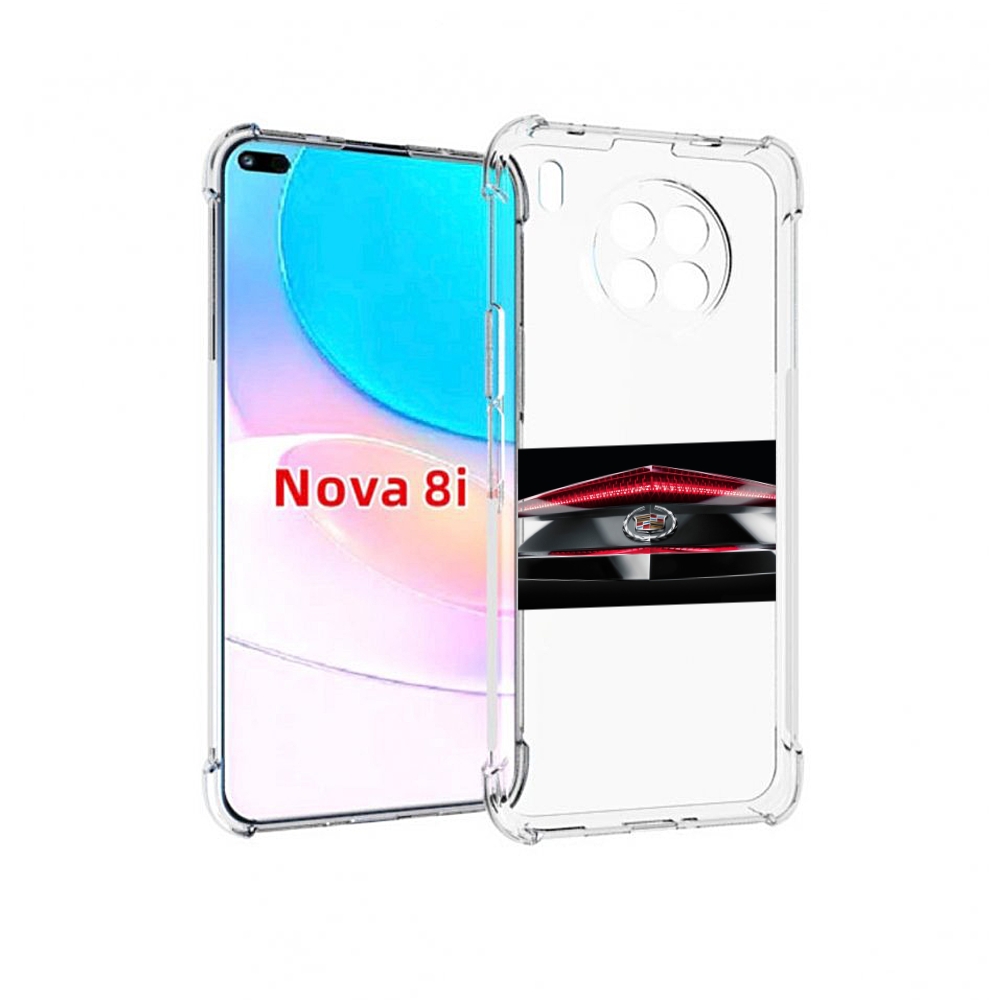 

Чехол бампер MyPads cadillac 3 мужской для Huawei Nova 8i, Прозрачный, Tocco