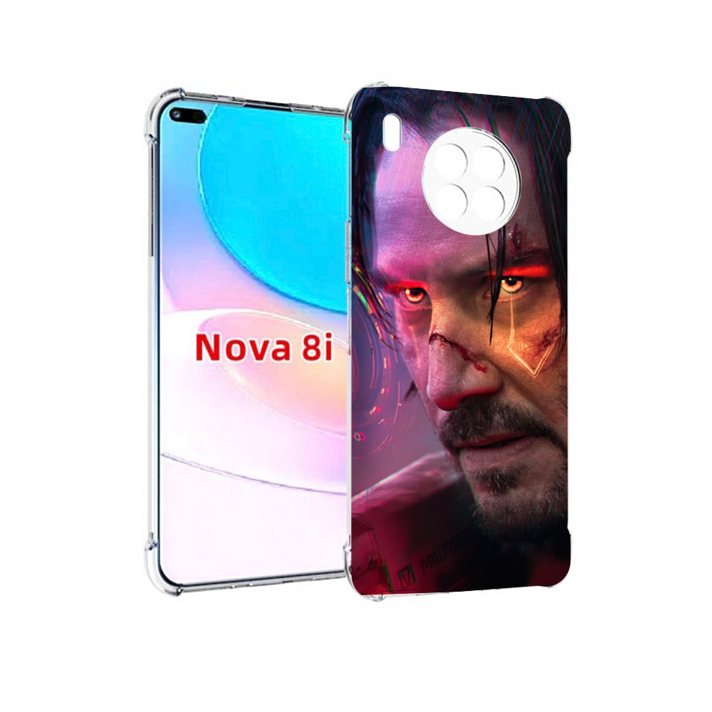 

Чехол бампер MyPads cyberpunk 2077 Джонни Сильверхенд для Huawei, Прозрачный, Tocco