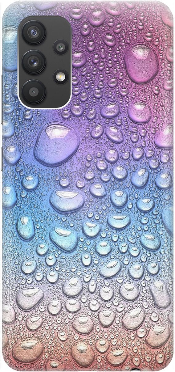 

Силиконовый чехол на Samsung Galaxy A32 с принтом "Множество капель", Синий;фиолетовый, 1535