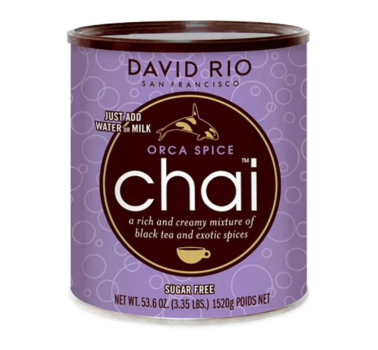 Пряный чай латте David Rio Chai Orca Spice без сахара, 1520г