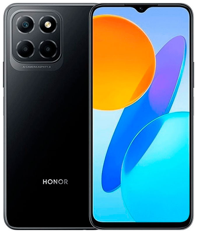 

Смартфон Honor X8 5G 6/128GB черный (473478), X8 5G 6/128 Midnight Black