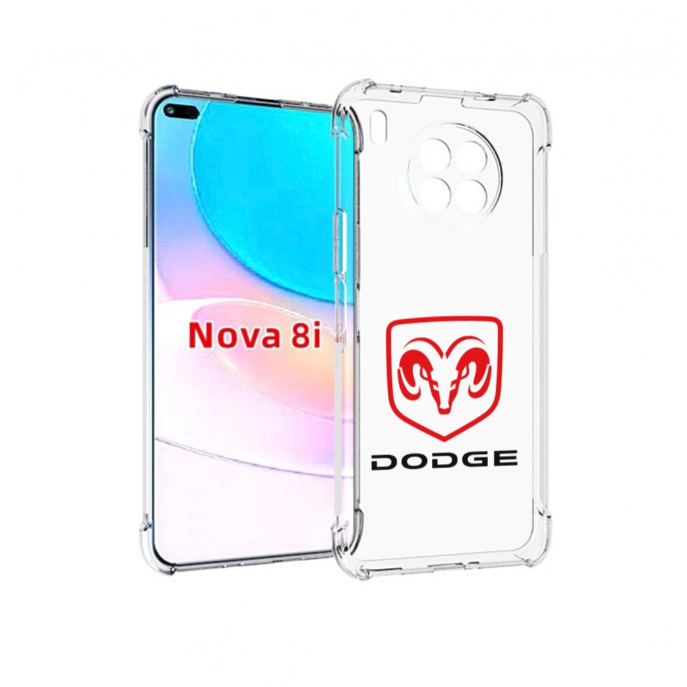 

Чехол бампер MyPads dodge-2 мужской для Huawei Nova 8i, Прозрачный, Tocco
