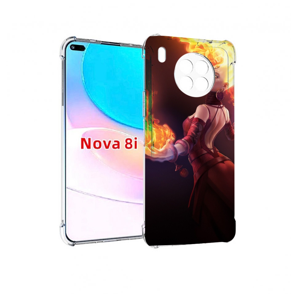 

Чехол бампер MyPads dota 2 Lina для Huawei Nova 8i, Прозрачный, Tocco
