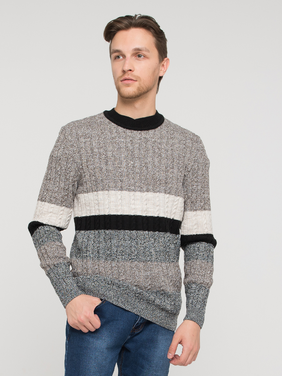 

Джемпер мужской 212-12270 VAY коричневый 48 RU, 212-12270