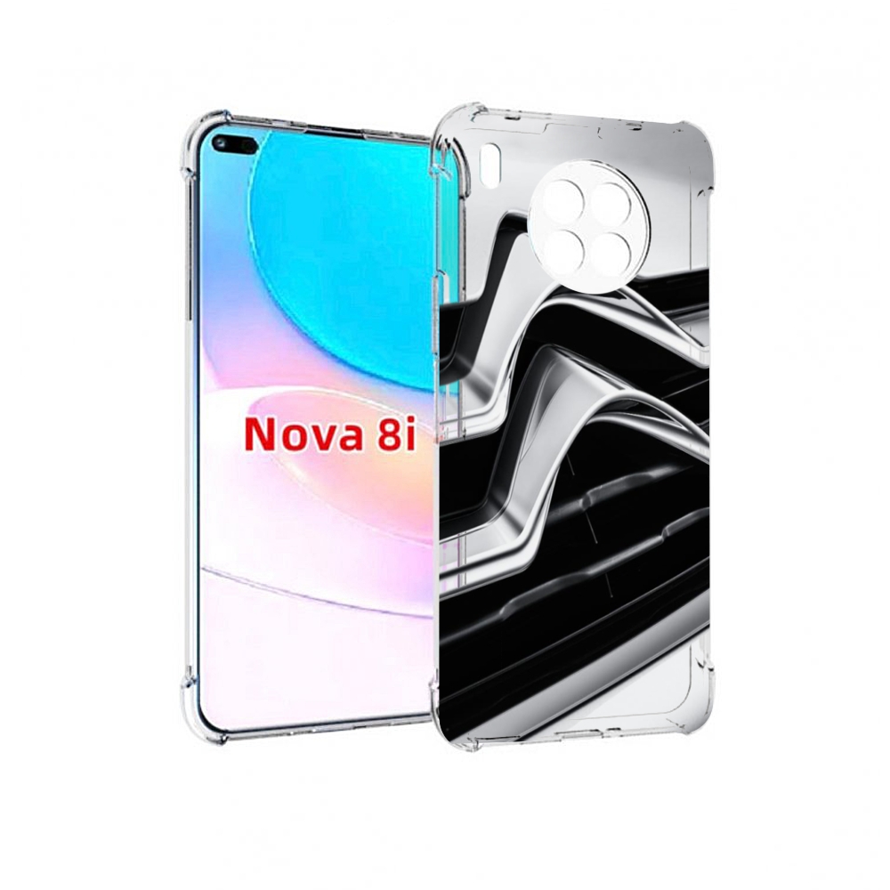 

Чехол бампер MyPads citroen-ситроен мужской для Huawei Nova 8i, Прозрачный, Tocco