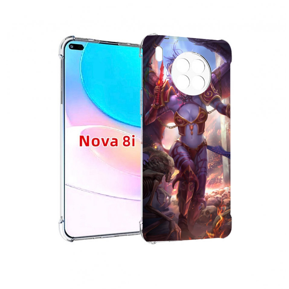 Чехол бампер MyPads queen of pain dota 2 для Huawei Nova 8i