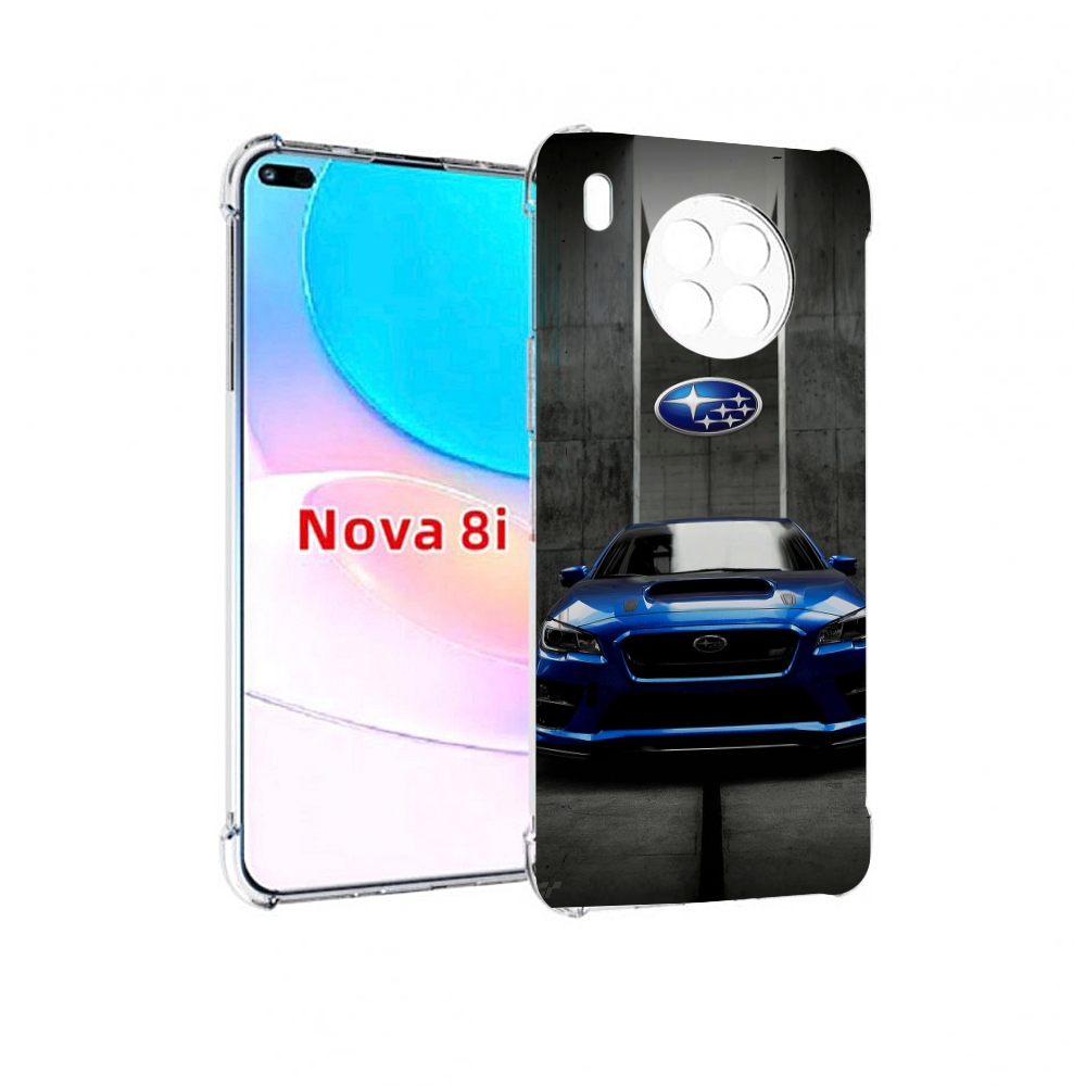 

Чехол бампер MyPads subaru субару 1 мужской для Huawei Nova 8i, Прозрачный, Tocco