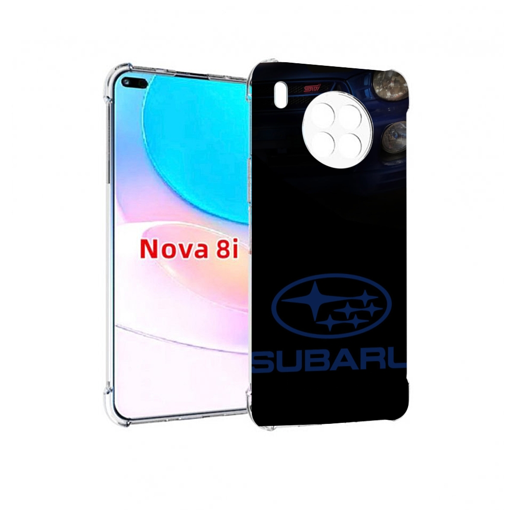 

Чехол бампер MyPads subaru субару 3 для Huawei Nova 8i, Прозрачный, Tocco