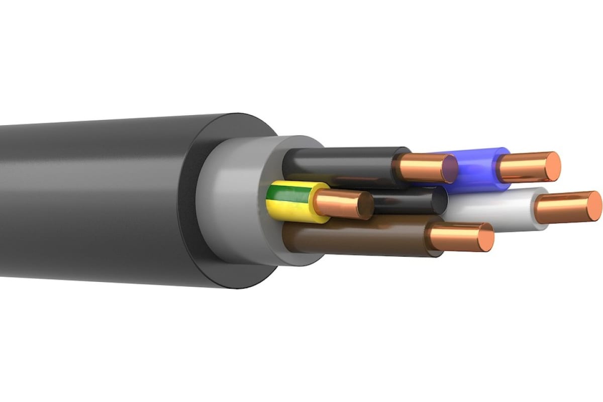 

Кабель ВБШвнг(А) LS 5х2,5 ГОСТ (10 метров) iTOK, Черный, ВБШвнг (А) LS